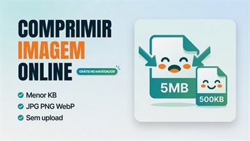 Reduzir Tamanho Imagem ou Comprimir Fotos Sem Perder Qualidade